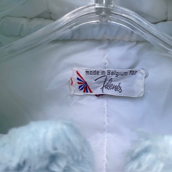 Rare Vintage Baby Bunting made in Belgium for Filenes PRICELESS One Size Blue - Picture 5 of 7